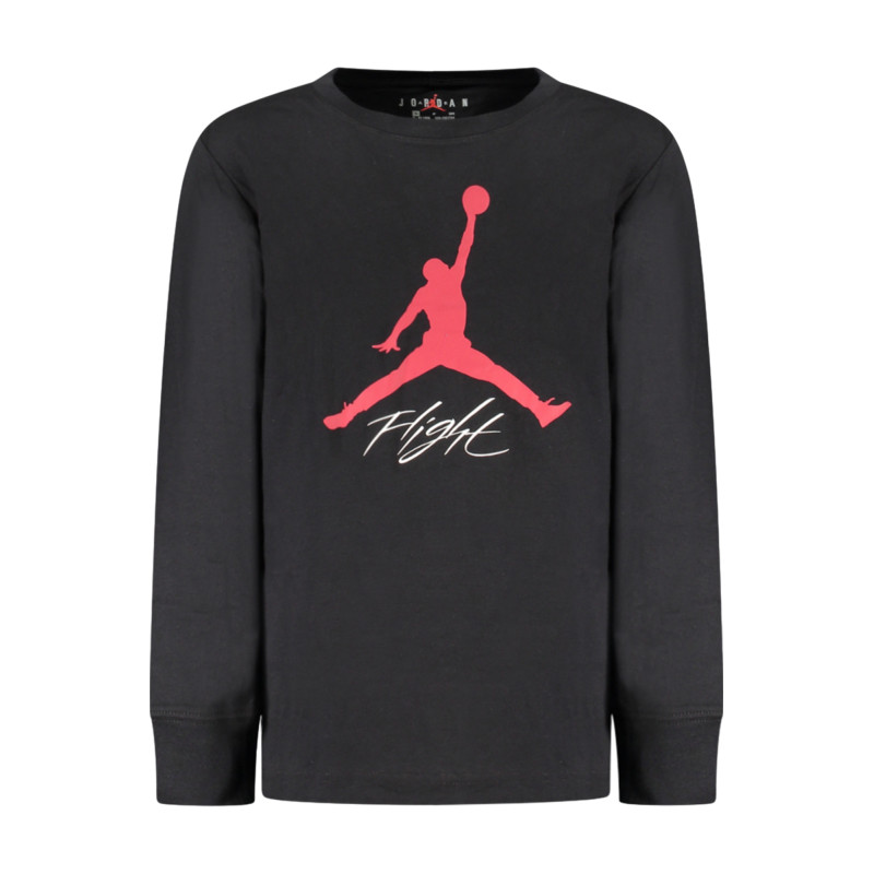 JORDAN LONG-SLEEVED T-SHIRT FOR KIDS, BLACK