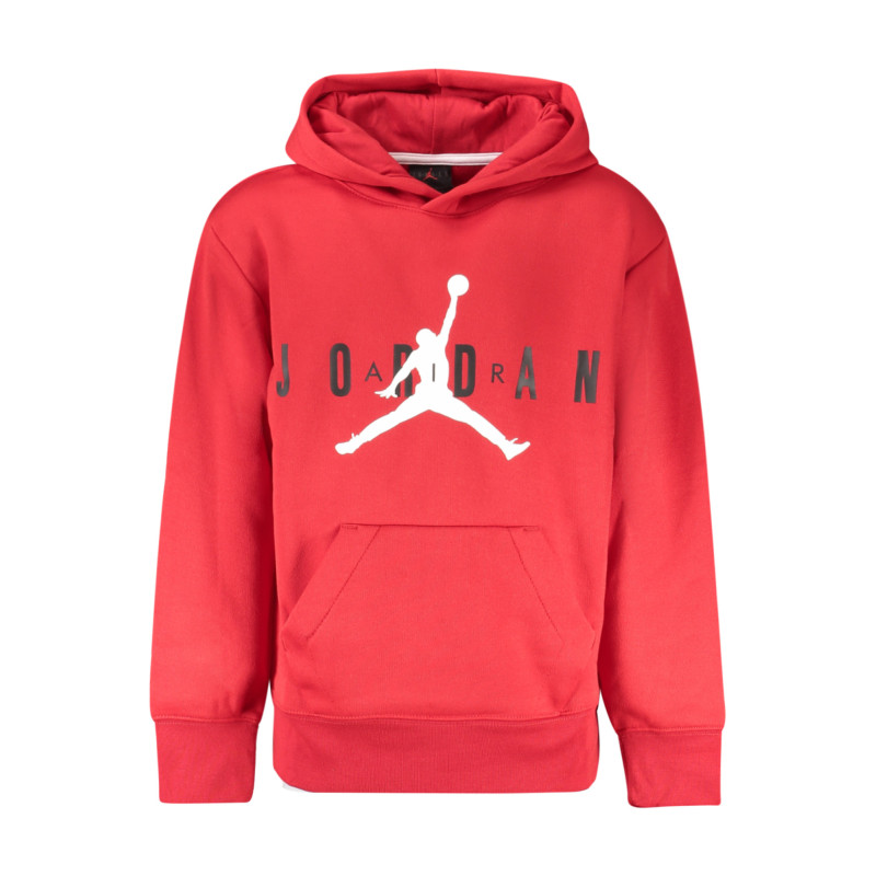 Sweat-shirt zippé rouge Jordan pour homme