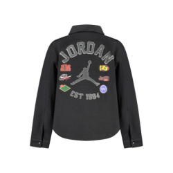 JORDAN MEN'S BLACK ZIP-UP SWEATSHIRT