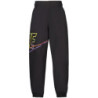 NIKE KIDS' BLACK LONG TRACK PANTS