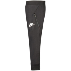 NIKE KIDS' BLACK LONG TRACK PANTS