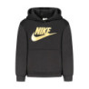 NIKE KIDS' BLACK ZIP-UP SWEATSHIRT