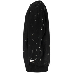 NIKE KIDS' BLACK ZIP-UP SWEATSHIRT