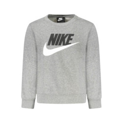 NIKE KIDS' GRAY ZIP-UP SWEATSHIRT