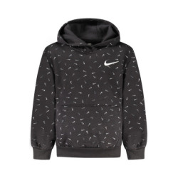 NIKE KIDS' BLACK ZIP-UP SWEATSHIRT