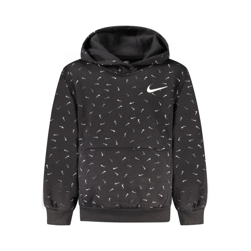 NIKE KIDS' BLACK ZIP-UP SWEATSHIRT