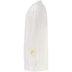 NIKE KIDS' WHITE ZIP-UP SWEATSHIRT