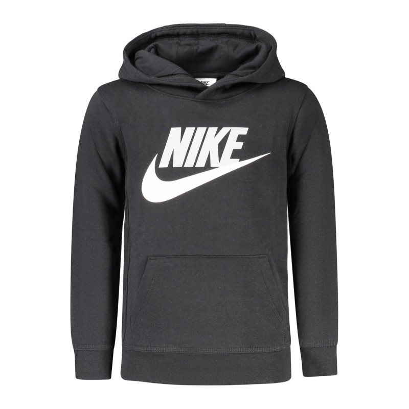NIKE KIDS' BLACK ZIP-UP SWEATSHIRT