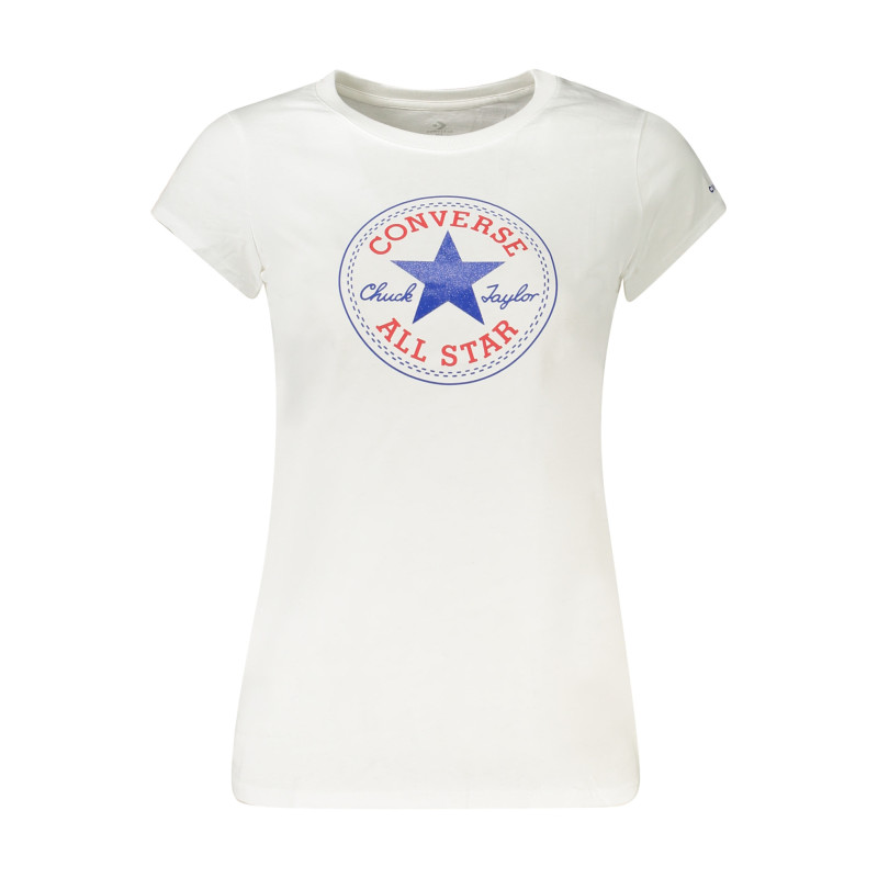 T-shirt à manches courtes Converse pour fille, blanc