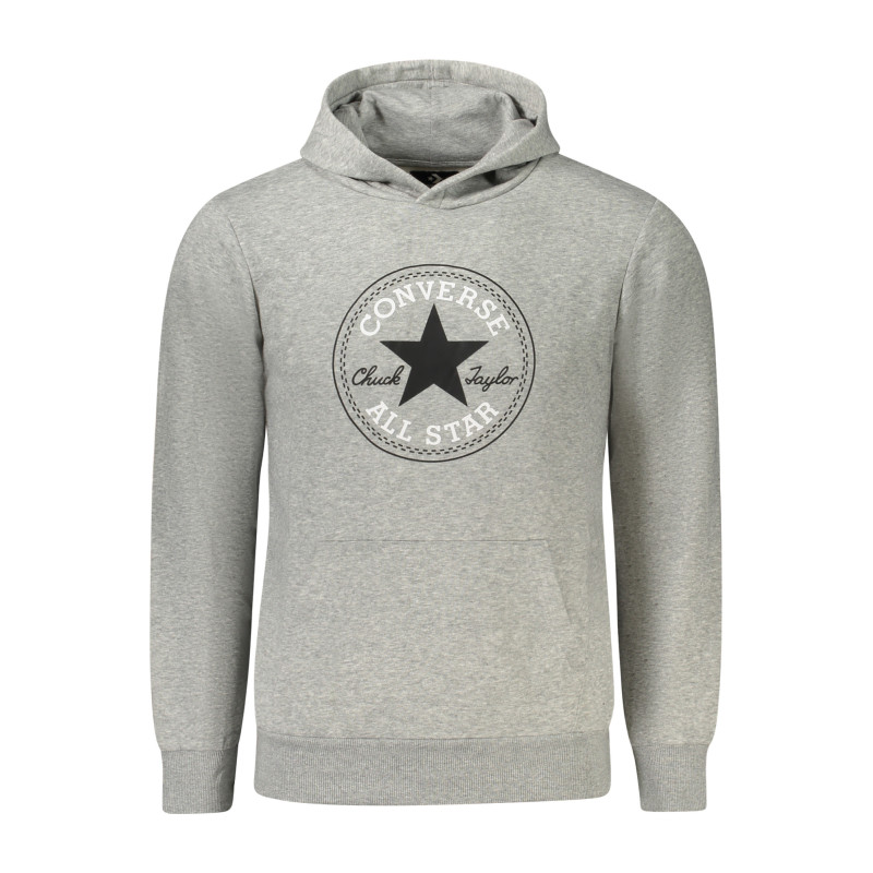 Sweat-shirt zippé gris Converse pour enfants