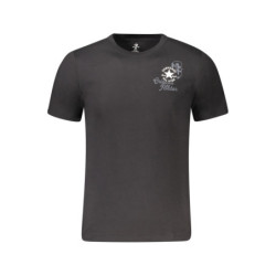 T-shirt à manches courtes Converse pour enfant, noir