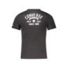 T-shirt à manches courtes Converse pour enfant, noir