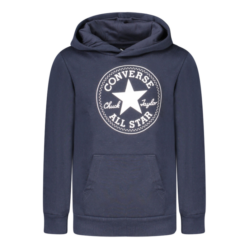CONVERSE CHILDREN'S BLUE ZIP-UP SWEATSHIRT