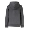 Sweat à capuche zippé noir Converse pour enfants