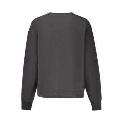 CALVIN KLEIN WOMEN'S BLACK ZIP-UP SWEATSHIRT