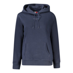 TOMMY HILFIGER WOMEN'S BLUE ZIP-UP SWEATSHIRT