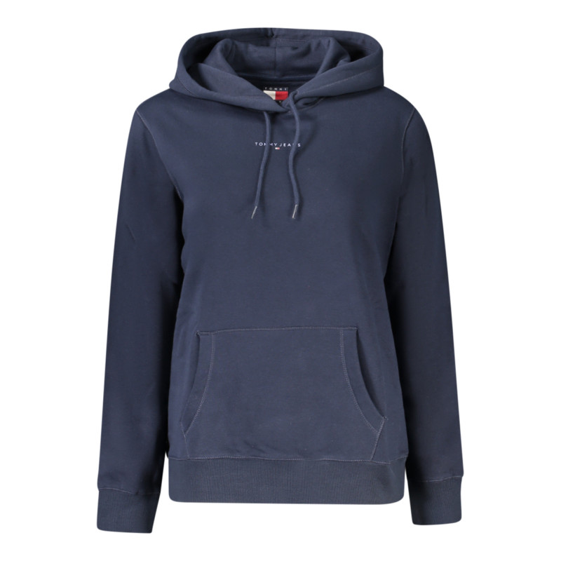 TOMMY HILFIGER WOMEN'S BLUE ZIP-UP SWEATSHIRT