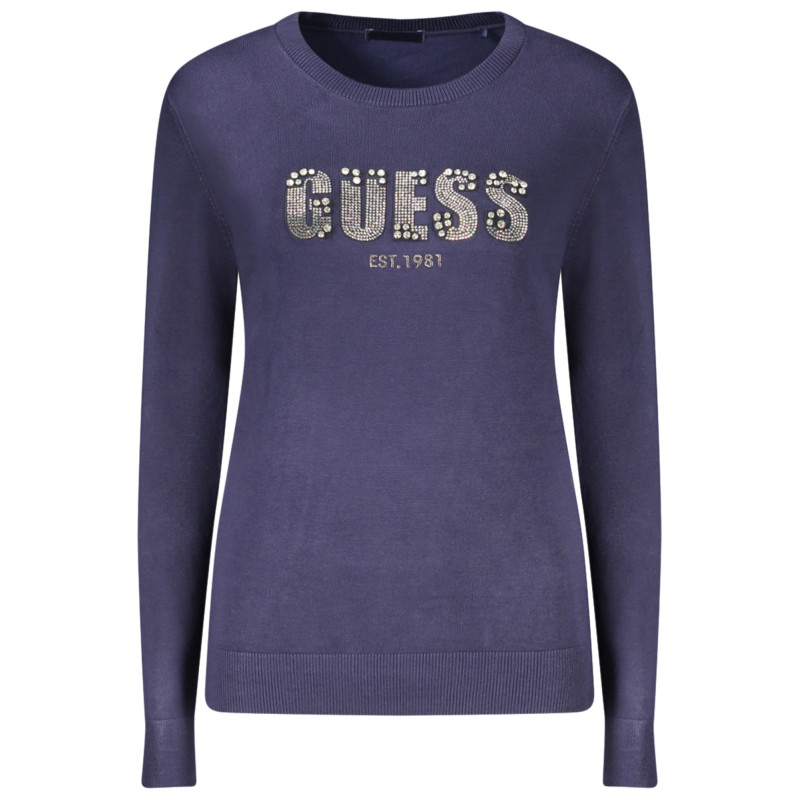 GUESS JEANS WOMEN'S BLUE SWEATER
