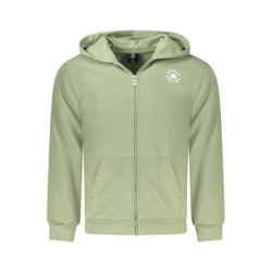 CONVERSE CHILDREN'S GREEN ZIP-UP SWEATSHIRT