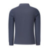 TIMBERLAND MEN'S LONG-SLEEVE POLO SHIRT, BLUE