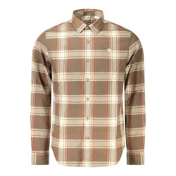 TIMBERLAND MEN'S LONG-SLEEVED SHIRT, BROWN