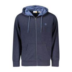 TIMBERLAND MEN'S BLUE ZIP-UP SWEATSHIRT