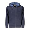 TIMBERLAND MEN'S BLUE ZIP-UP SWEATSHIRT