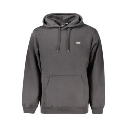 VANS MEN'S BLACK ZIP-UP SWEATSHIRT