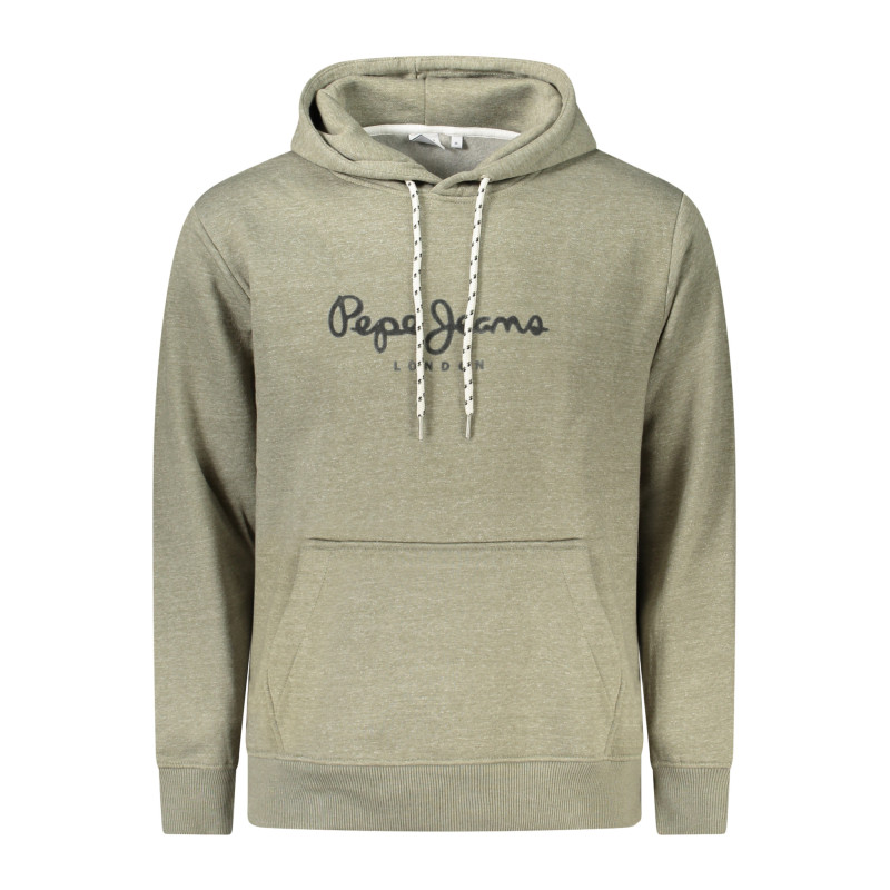 PEPE JEANS MEN'S ZIP-UP SWEATSHIRT, GREEN