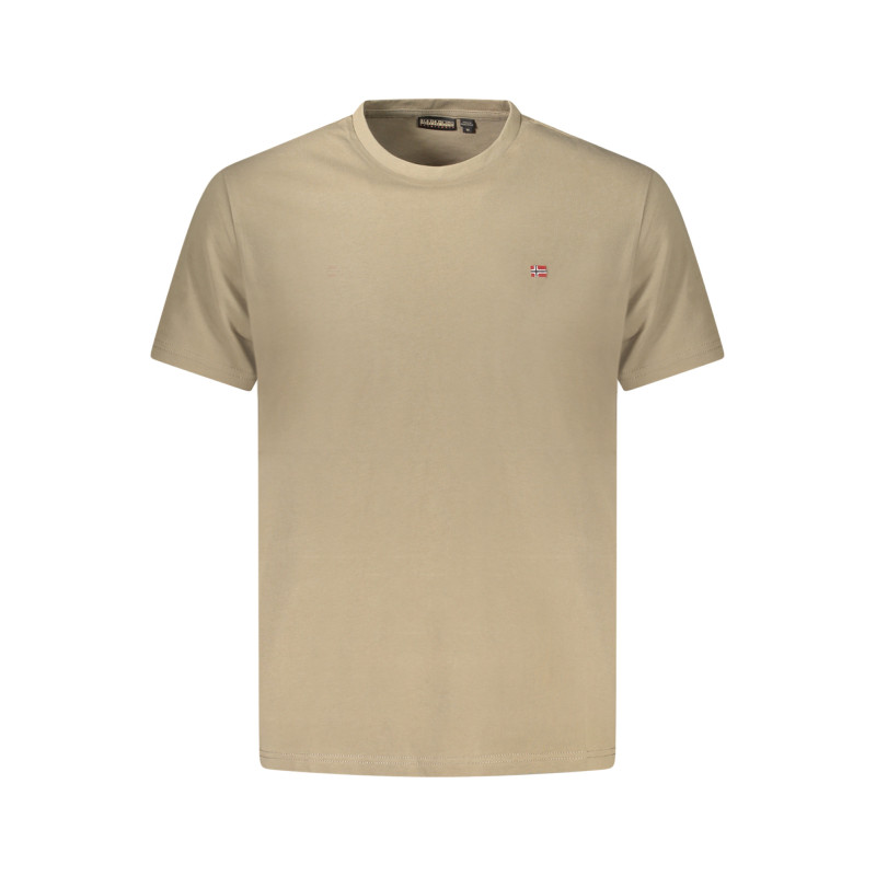 T-SHIRT À MANCHES COURTES POUR HOMME NAPAPIJRI, MARRON