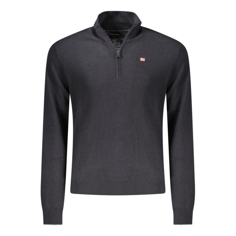 NAPAPIJRI MEN'S BLACK SWEATER