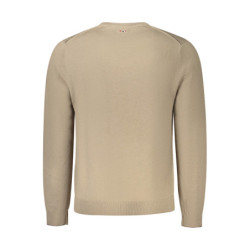 NAPAPIJRI MEN'S BROWN SWEATER