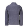 NAPAPIJRI MEN'S BLUE ZIP-UP SWEATSHIRT