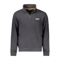 NAPAPIJRI MEN'S BLACK ZIP-UP SWEATSHIRT