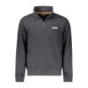 NAPAPIJRI MEN'S BLACK ZIP-UP SWEATSHIRT