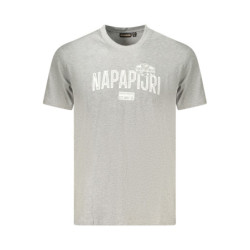 NAPAPIJRI MEN'S SHORT-SLEEVE T-SHIRT GREY