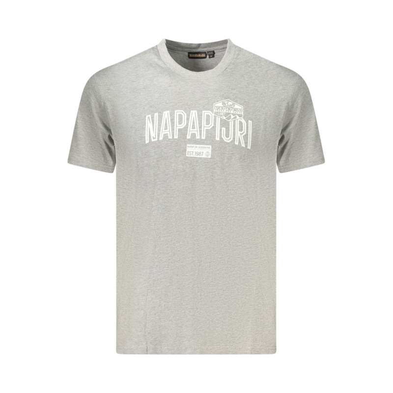 T-SHIRT À MANCHES COURTES POUR HOMME NAPAPIJRI GRIS