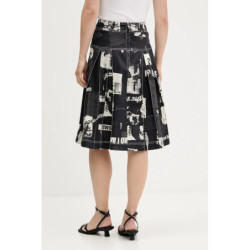 DESIGUAL WOMEN'S BLACK LONGUETTE SKIRT