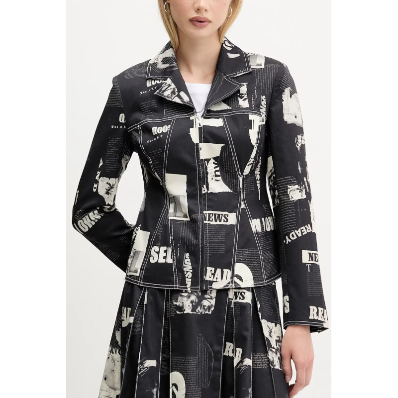DESIGUAL WOMEN'S BLACK SPORTS JACKET