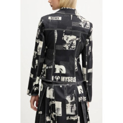 DESIGUAL WOMEN'S BLACK SPORTS JACKET