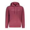 Sweat-shirt zippé rouge pour homme Tommy Hilfiger