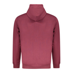 TOMMY HILFIGER MEN'S RED ZIP-UP SWEATSHIRT