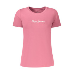 PEPE JEANS WOMEN'S PINK LONG-SLEEVE T-SHIRT