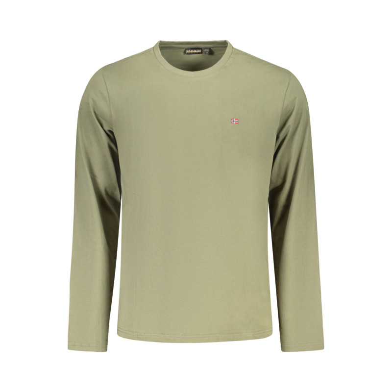 NAPAPIJRI MEN'S LONG-SLEEVED T-SHIRT GREEN