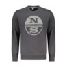 NORTH SAILS MEN'S BLACK ZIP-UP SWEATSHIRT