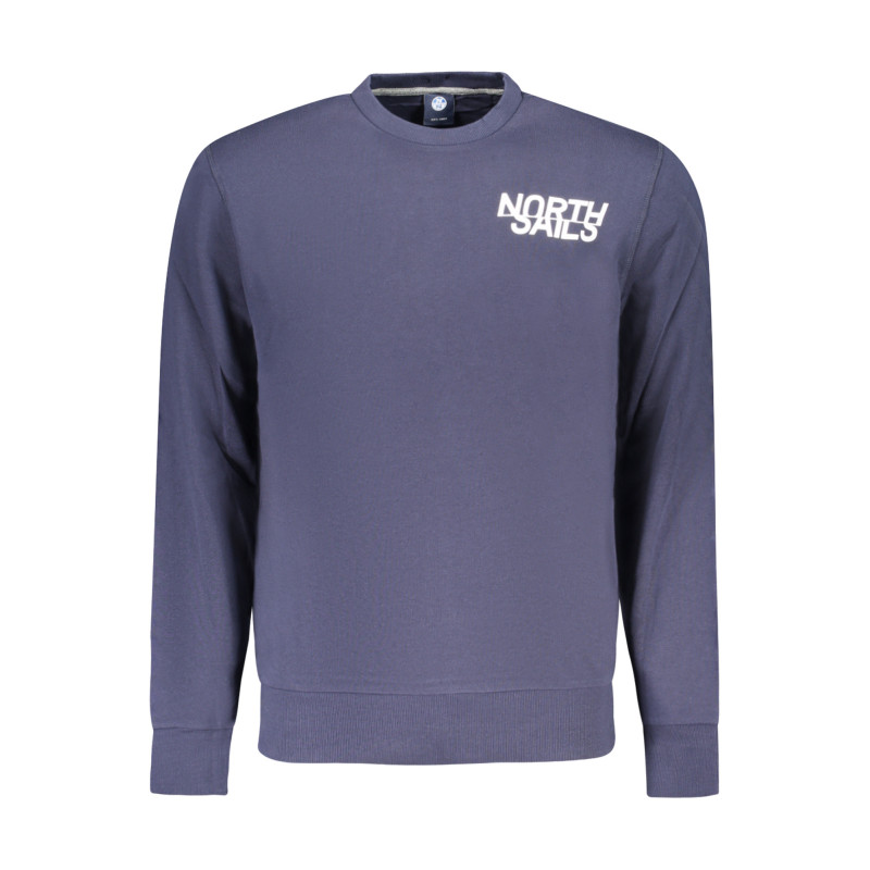 NORTH SAILS MEN'S BLUE ZIP-UP SWEATSHIRT