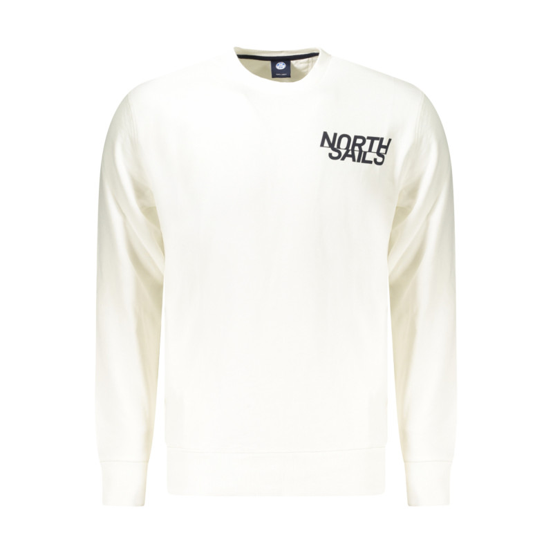 NORTH SAILS MEN'S ZIP-UP SWEATSHIRT WHITE