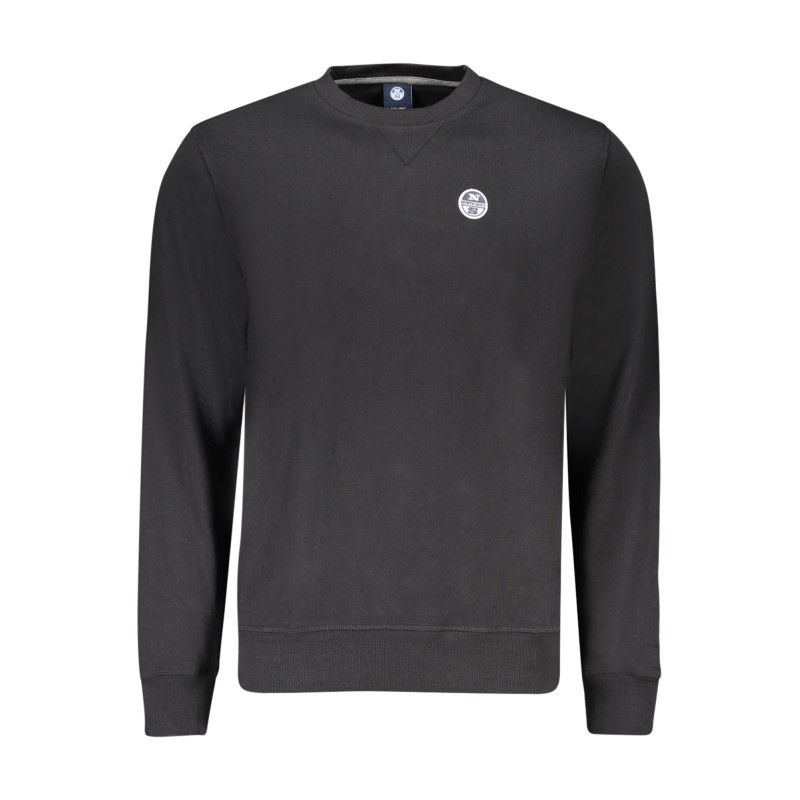 NORTH SAILS MEN'S BLACK ZIP-UP SWEATSHIRT