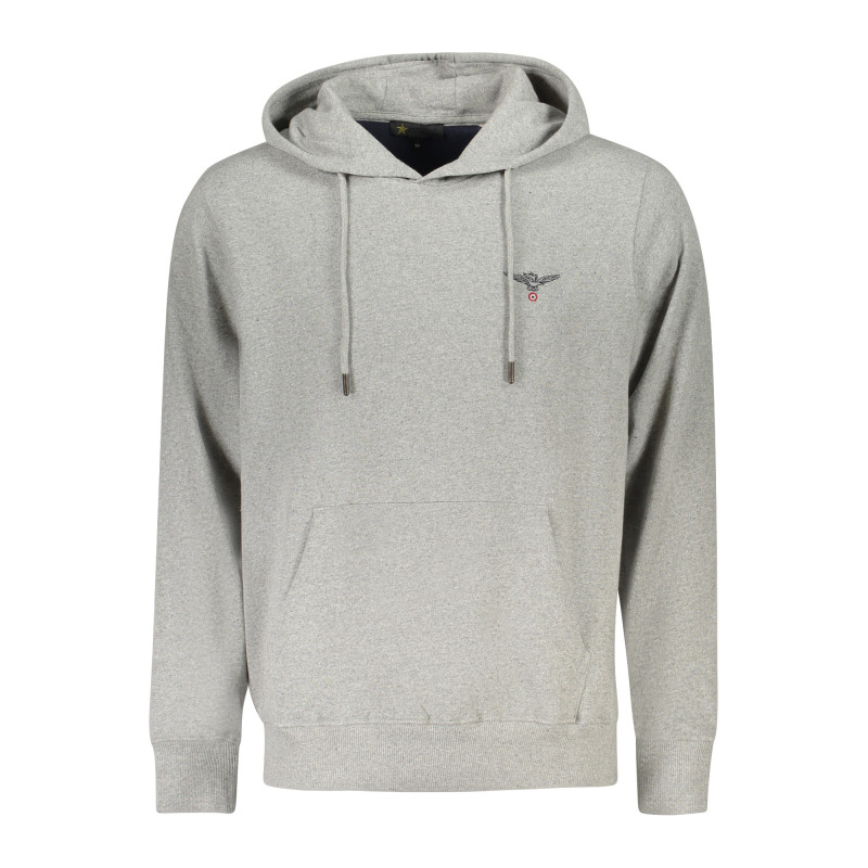 SWEAT-SHIRT GRIS À FERMETURE ÉCLAIR POUR HOMMES DE L'ACADÉMIE MILITAIRE