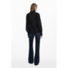 DESIGUAL WOMEN'S LONG-SLEEVED SHIRT, BLACK